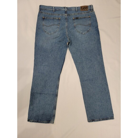 NWT Lee Mens *40 x 30 Regular Boot Cut Jeans Worth It Medium Blue *Read - Picture 3 of 11